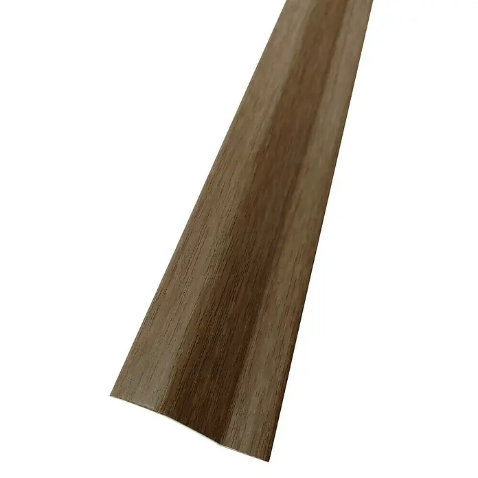 Rufete Perfil de desnivel Nogal - 1 m x 37 mm x 11 mm, PVC, Decorativa
