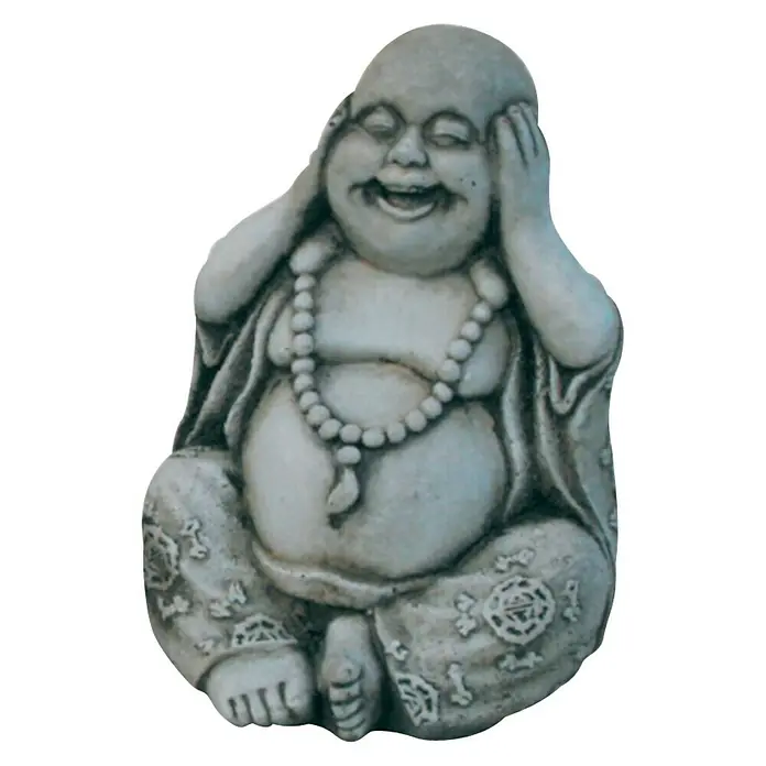 Figura decorativa Buda sordo - Piedra artificial
