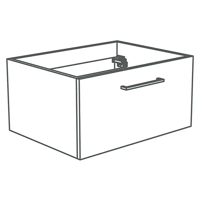 Camargue Espacio Wastafelonderkast - 60 x 46 x 30 cm, 1 ladekast, Mira