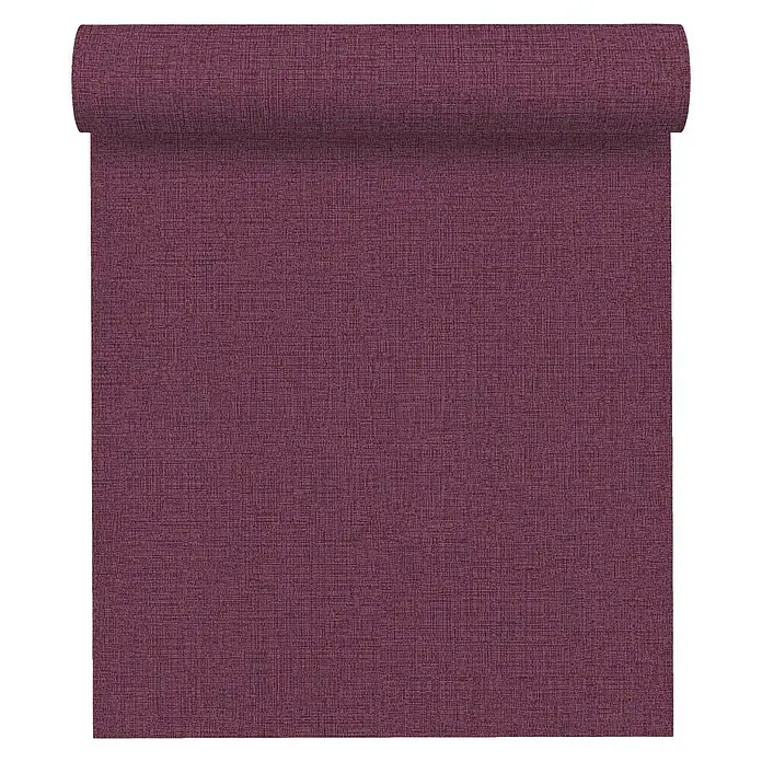 AS Creation Character Vliestapete Meliert - Aubergine, Uni, 10,05 x 0,53 m - Vorderansicht