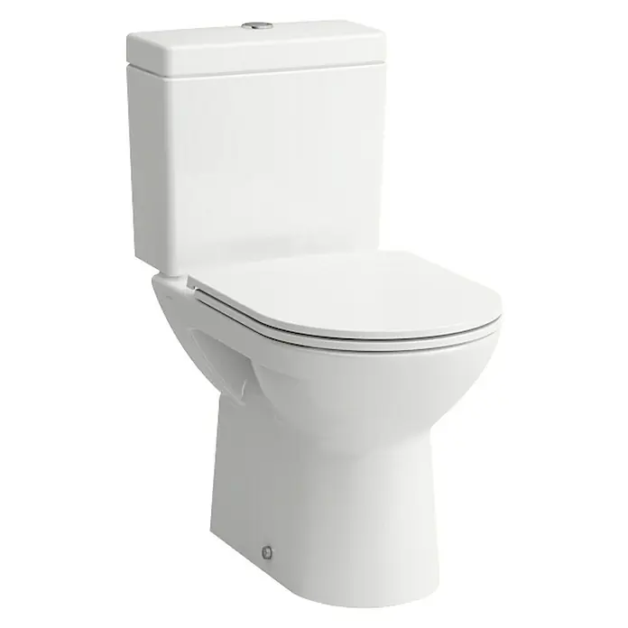 Laufen Pro Stand-WC - Mit Spülrand, Spülform: Tief, WC Abgang: Senkrecht, Weiß
