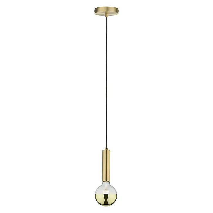 Paulmann Pendelleuchte Kine - 20 W, Gold, Höhe: 150 cm - Vorderansicht