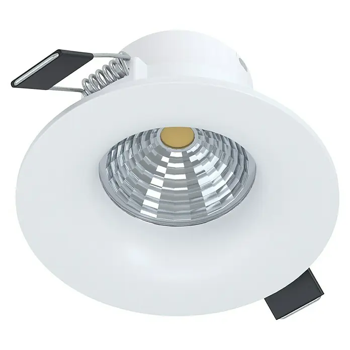 Eglo LED ugradbena svjetiljka, okrugla Saliceto - 6 W, Ø x V: 8,8 x 4,2 cm, Bijele boje, Topla bijela
