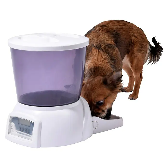 Dobar Futterspender - 22,5 x 22 x 28 cm, Fassungsvermögen: 3,8 l, Geeignet für: Hunde & Katzen - Stimmungsaufnahme