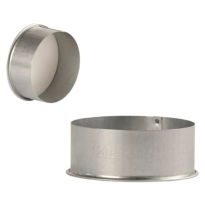 Bertrams Ofen-Kapsel - Durchmesser: 90 mm, Verzinkt, Silber