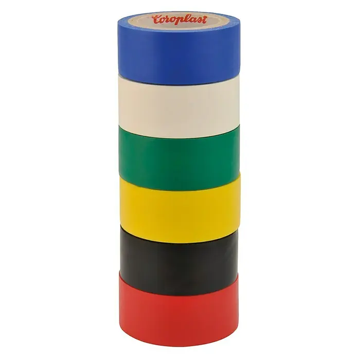Cartrend Isolierband-Set - 6 Stk., Mehrfarbig, Selbstklebend - Vorderansicht