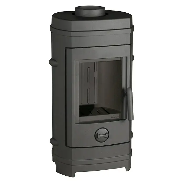Estufa de leña Remilly - 7 kW, Volumen de calefacción: 210 m³, Antracita