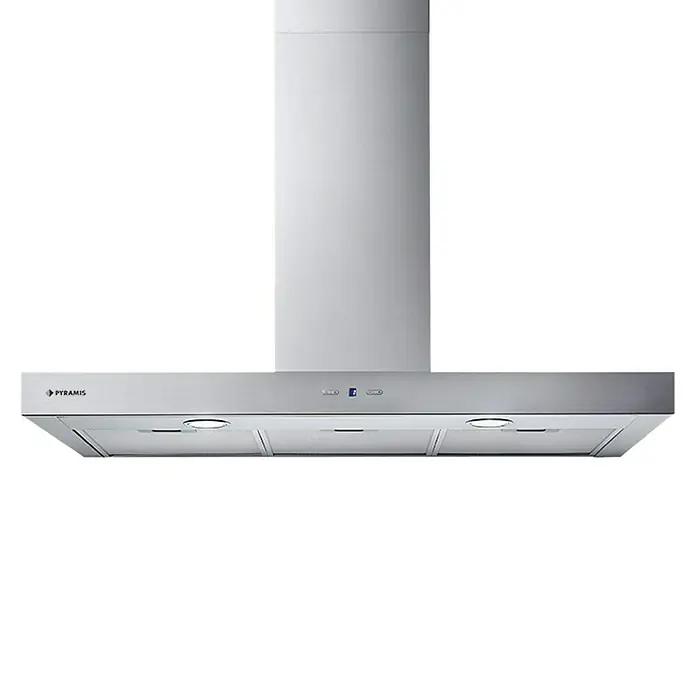 Pyramis Dunstabzugshaube Agilo - L x B: 90 x 45 cm, Abluftleistung von 647 m³/h, Edelstahl - Vorderansicht