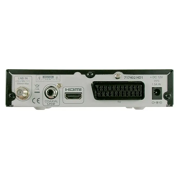 Televés Receptor de satélite HDTV - HDMI, L x An x Al: 11,2 x 15,5 x 3,4 cm
