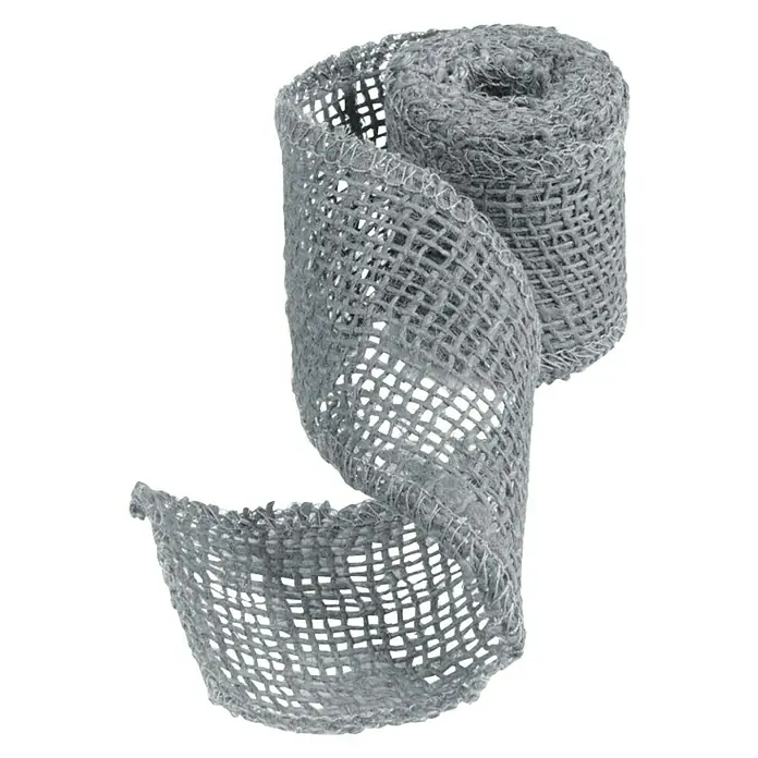 Windhager Jutegewebeband - Grau, L x B: 3 m x 6 cm