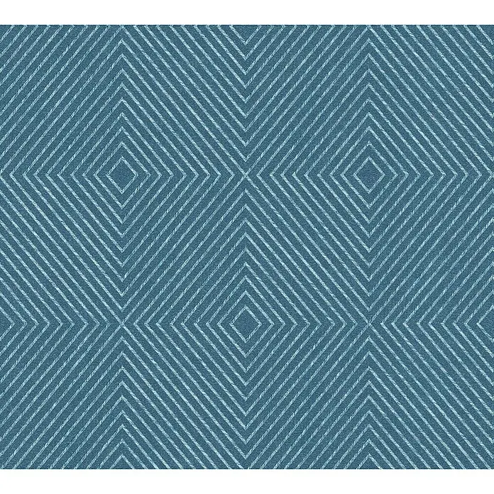 AS Creation Metropolitan Stories Vliestapete Kachel - Blau, Grafisch, 10,05 x 0,53 m - Detailaufnahme