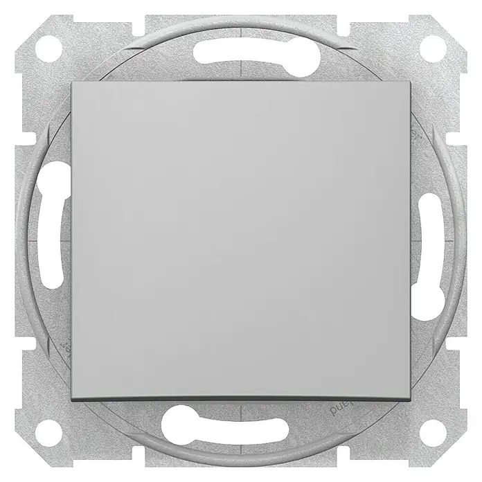Schneider Electric Sedna Cruzamiento - Aluminio, Empotrado, IP20