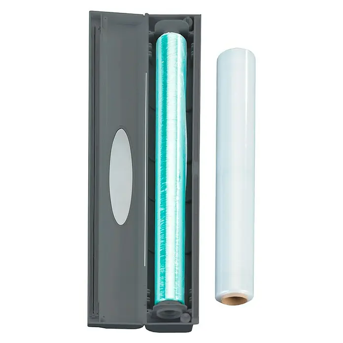 Wenko Dispensador Perfect Cutter 1-Click - ABS, Gris