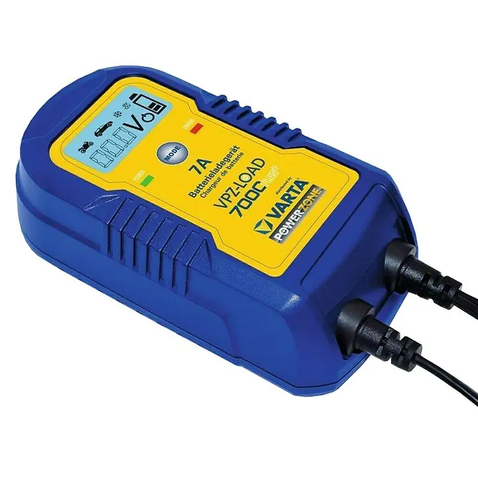 Varta Batterie-Ladegerät 7000 Plus - Geeignet für: AGM-/Gel-/Nass-/Blei-Säure-Batterien 6/12 V - Ansicht von oben