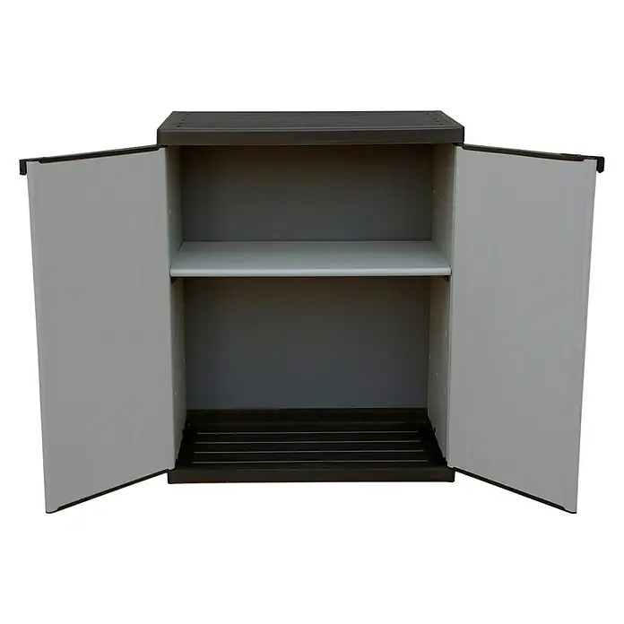 Kunststoffschrank - L x B x H: 39,5 x 68 x 85 cm, Traglast: 25 kg/Boden - Vorderansicht