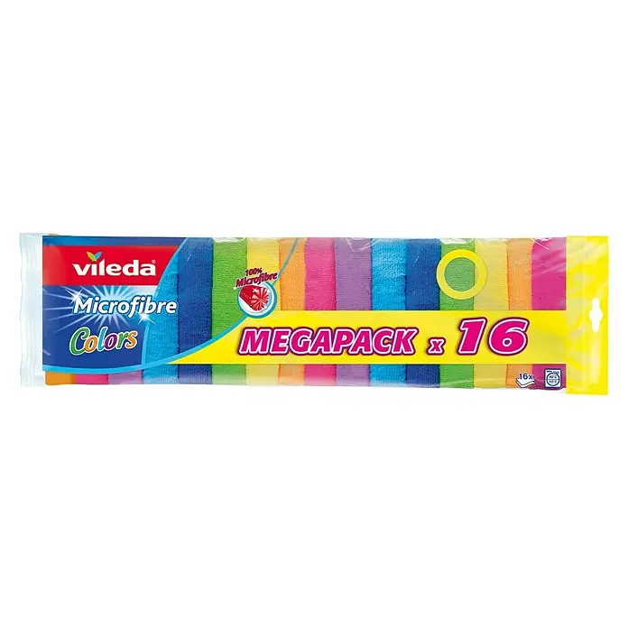 Vileda Allzwecktuch Micro-Faser Colors - 16 Stk. - Vorderansicht