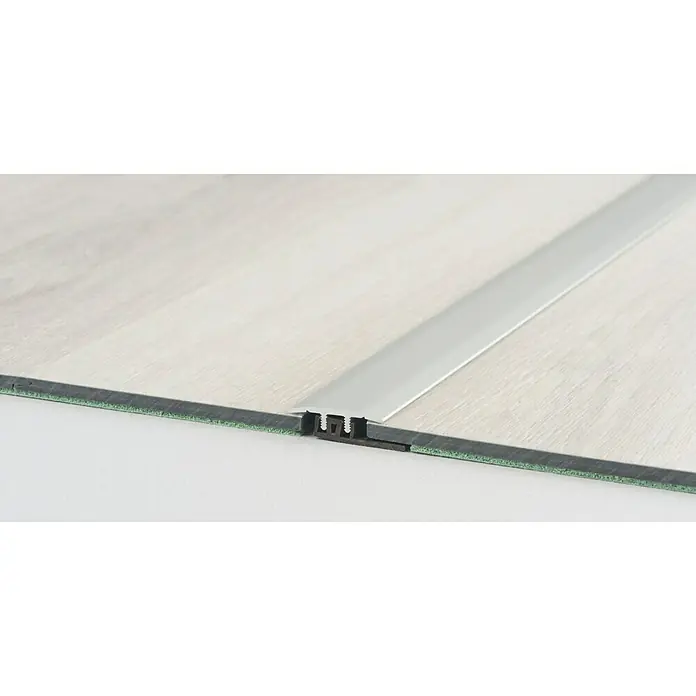 LOGOCLIC Übergangsprofil 322 - Silber, 0,9 m x 27 mm, Montageart: Stecken - Detailaufnahme