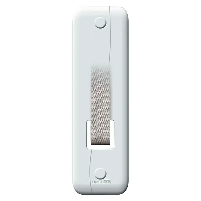 Schellenberg Abdeckplatte Softline - 184 x 64 x 9 mm, Lochabstand: 135 mm, Weiß