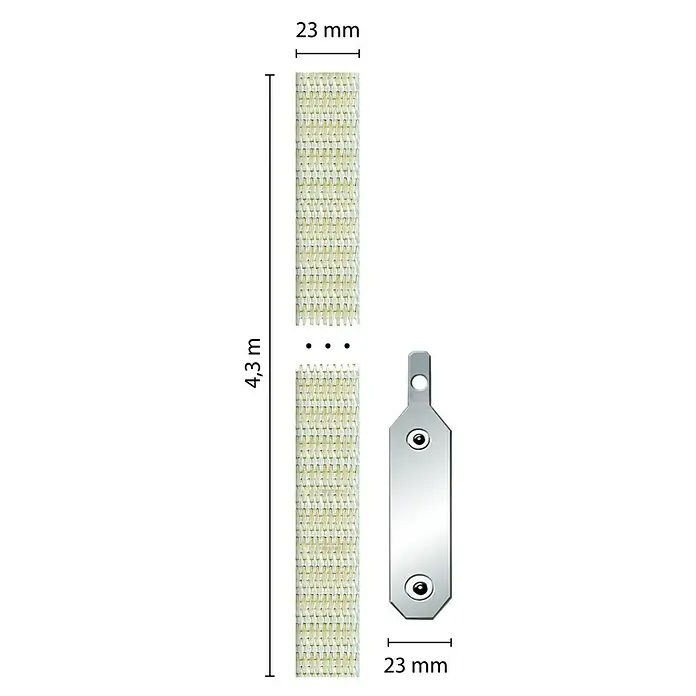 Schellenberg Gurtfix Maxi - Länge: 4,3 cm, Gurtbreite: 23 mm, Grau - Anwendungsbeispiel