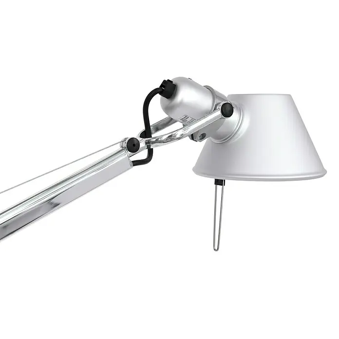 Artemide Tischleuchte Tolomeo - 77 W, Silber, Silber, E27 - Vorderansicht
