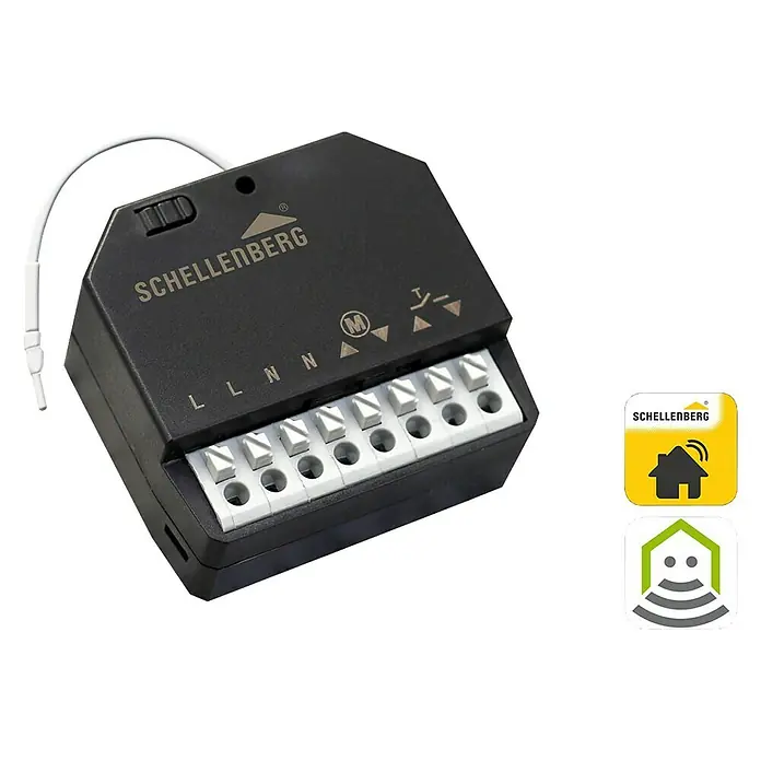 Schellenberg Funk-Empfangsmodul - Reichweite ca.: 20 m (Gebäude), Frequenz: 868,4 MHz