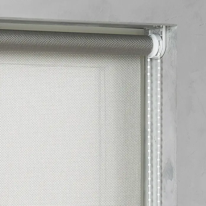 Rollo Screen - B x H: 140 x 190 cm, Silber - Detailaufnahme