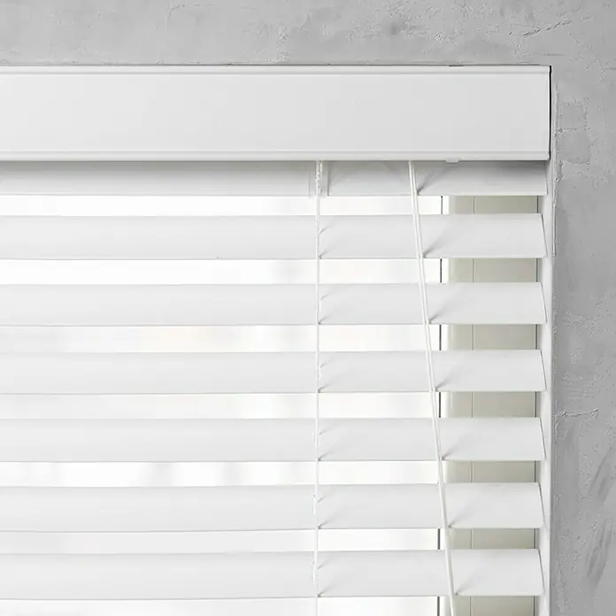 Jalousie - B x H: 90 x 240 cm, Weiß - Detailaufnahme