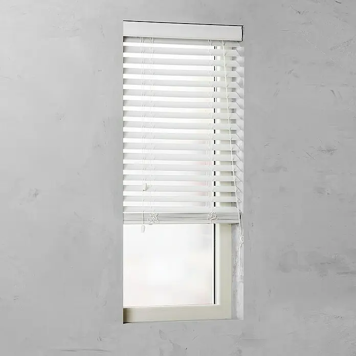 Jalousie - B x H: 105 x 240 cm, Weiß - Vorderansicht