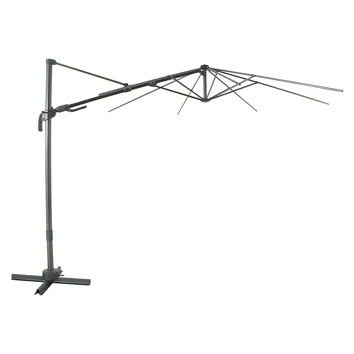 Sunfun Ampelschirmgestell Capri - Durchmesser: 300 cm, Aluminium, Rund