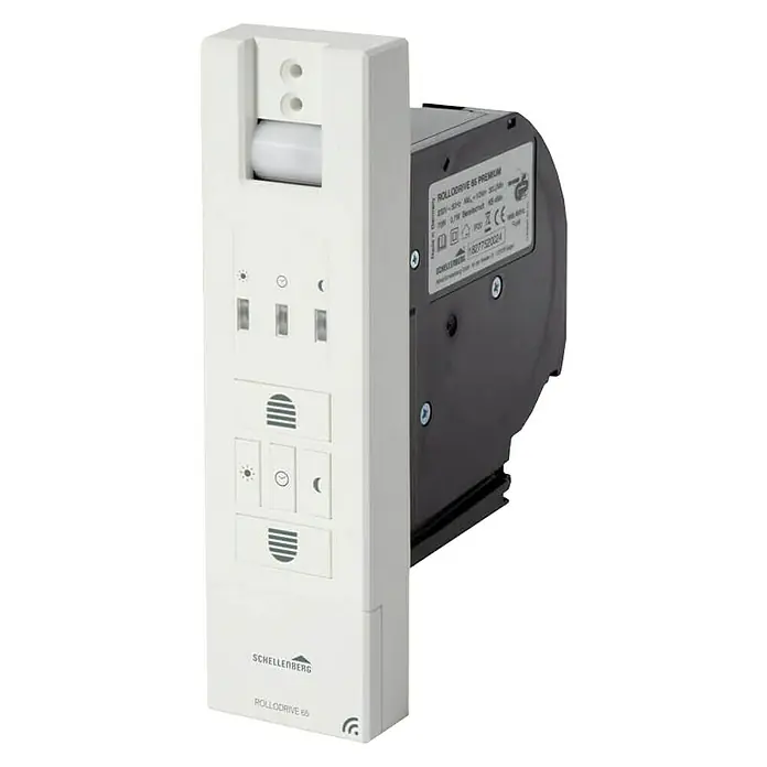 Schellenberg Funk-Rollladen-Gurtwickler Rollo Drive 65 Premium - Zugkraft: 45 kg, Gurtbreite: 21 mm - 23 mm, Unterputz