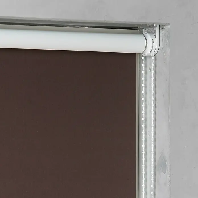 Verdunkelungsrollo - B x H: 210 x 190 cm, Braun - Detailaufnahme
