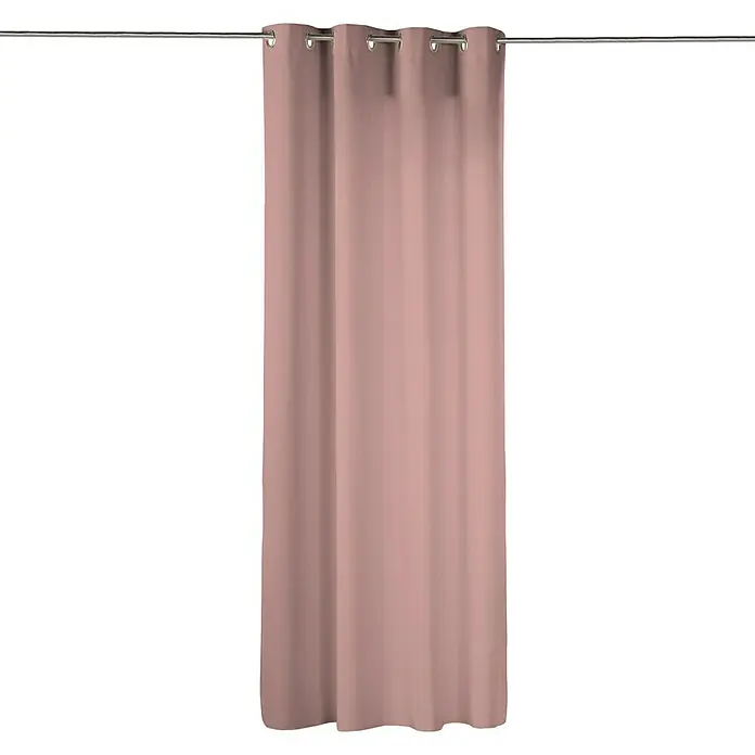 Cortina con ollaos Velvet - 140 x 270 cm, 100% poliéster, Maquillaje