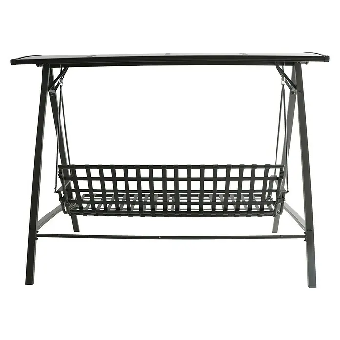 Sunfun Maja Hollywoodschaukel - B x T x H: 235 x 135 x 182 cm, Eisengrau, Anthrazit, Liegefunktion