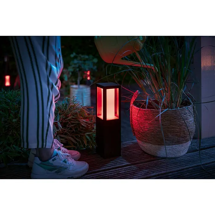 Philips Hue Sobremuro LED Impress - 2 luces, 8 W, Color de luz: Multicolor, IP44