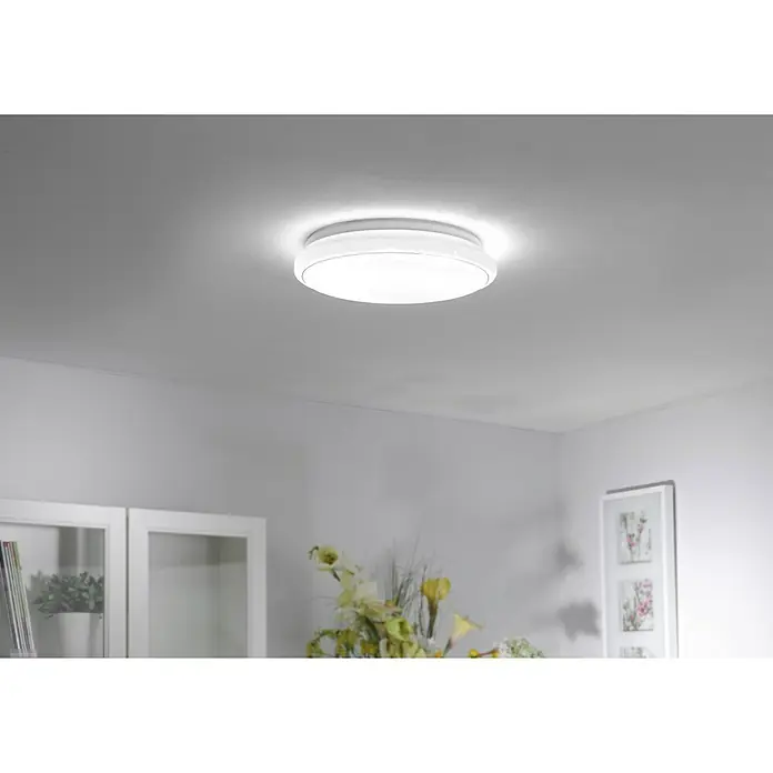 Paul Neuhaus LED-Deckenleuchte rund Jupiter - 80 W, Ø x H: 800 mm x 11,5 cm, Weiß, Kaltweiß
