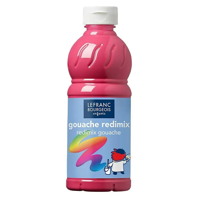 Lefranc & Bourgeois Gvaš Redimix - Tirsko-ružičasta, 500 ml, Boca - Pogled sprijeda