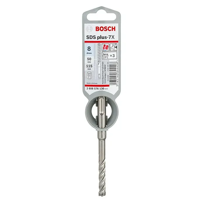 Bosch Professional Svrdlo za beton SDS-Plus - Promjer: 8 mm, Duljina: 115 mm - Pogled odozdo