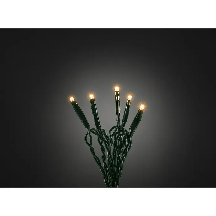 Konstsmide Led-feestverlichting Micro-led - Binnen, 6,43 m, 50 lampen, Lichtkleur: Barnsteen, Aantal leds: 50 st.