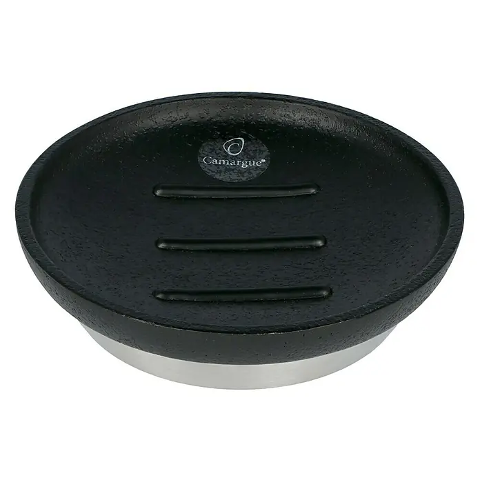 Camargue Bosse Seifenschale - Polyresin, Schwarz