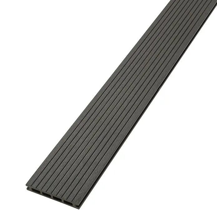 Tablón para terraza WPC Dark Brown - 200 x 13,5 x 2,1 cm, Marrón oscuro