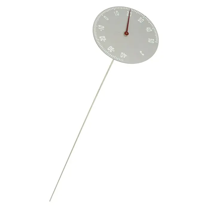Nature Buitenthermometer Swing - Analoog, Aluminium, Lengte: 116 cm - Top-down weergave