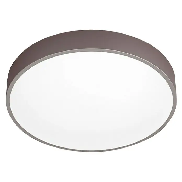 Philips Plafón LED redondo CL800 - 28 W, Ø x Al: 430 mm x 8 cm, Marrón, Blanco neutro