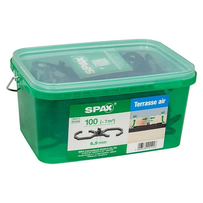 Spax Podupirač stupova za gabione Air - 100 kom, Debljina: 6,5 mm - Pogled s lijeve strane
