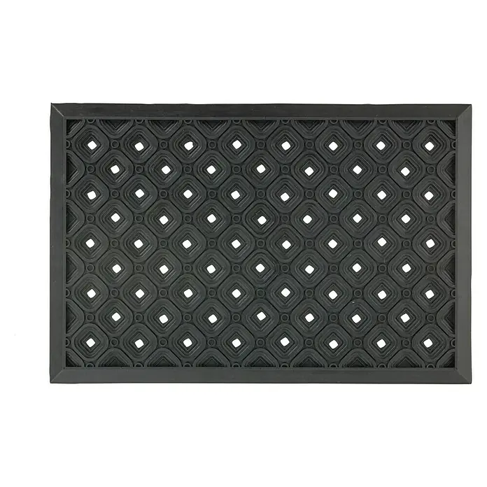 Astra Gummimatte Dynamic II - Schwarz, 45 x 75 cm, 100 % Gummi - Ansicht von oben