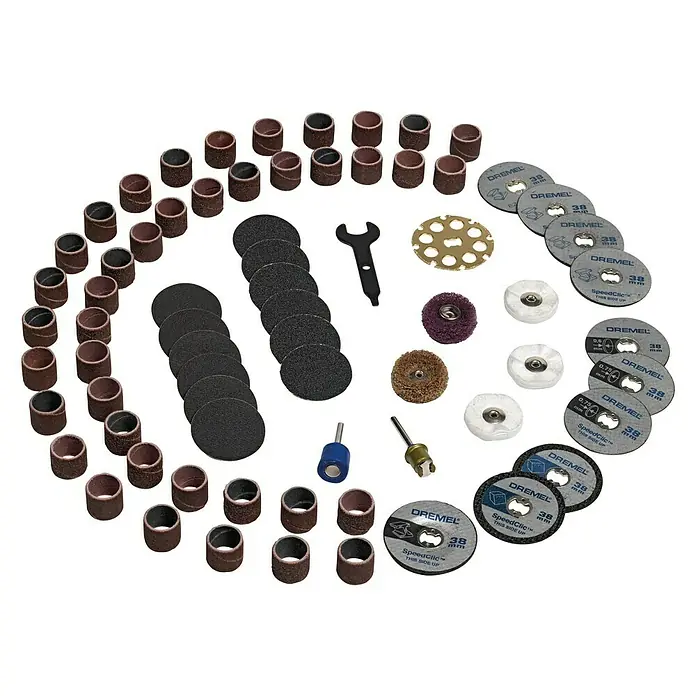 Dremel Multifunktionswerkzeug-Zubehör 725 - 70 -tlg. - Detailaufnahme
