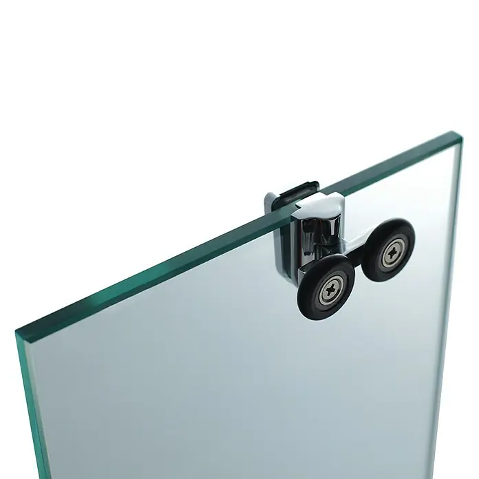 GME Mampara de ducha frontal Prestige Titan - An x Al: 140 x 195 cm, Anodizado, 8 mm, Cromo