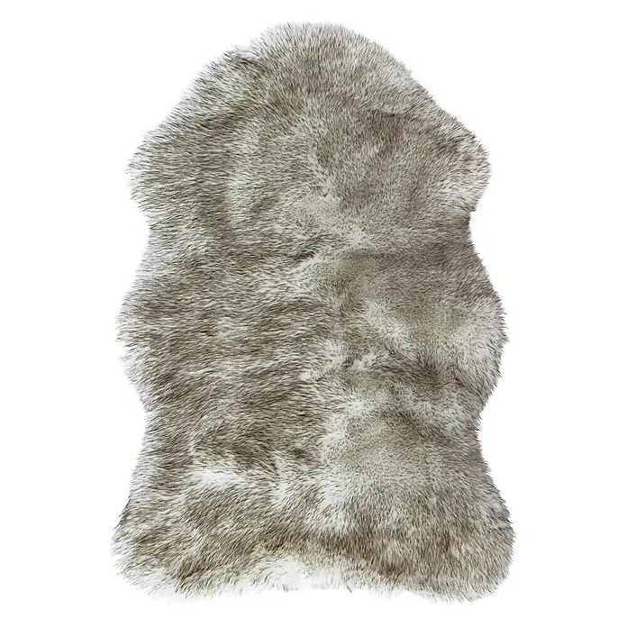 Alfombra Carneiro baby - Gris, 90 x 60 cm, Piél sintética