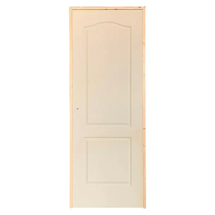 Puerta interior prepintada Provenzal - 62,5 x 203 cm, Derecha, Alveolar, Ciega