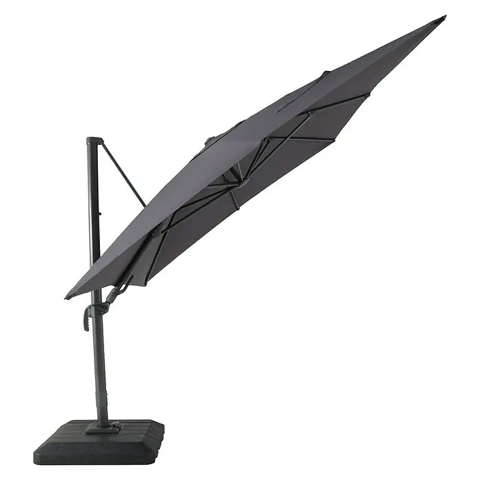 Sunfun Viseći suncobran - Antracit, D x Š: 350 x 300 cm