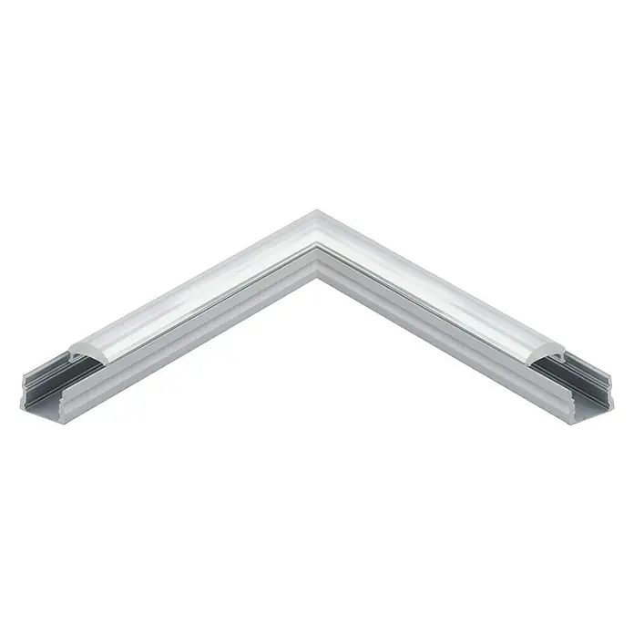 Eglo Eckverbinder Surface Profile 3 - Silber, 11 cm, Aluminium - Vorderansicht